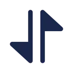 Transfer Vertical SVG Icon
